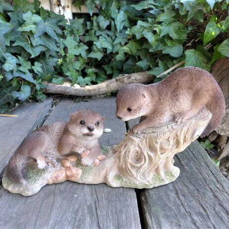 カワウソ 置物 楽天市場】カワウソ 置物 リアルな かわうそのオブジェ 動物